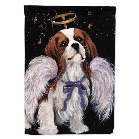Carolines Treasures 28 x 0.01 x 40 in. Cavalier Spaniel Christmas Angel Canvas House Flag PPP3063CHF